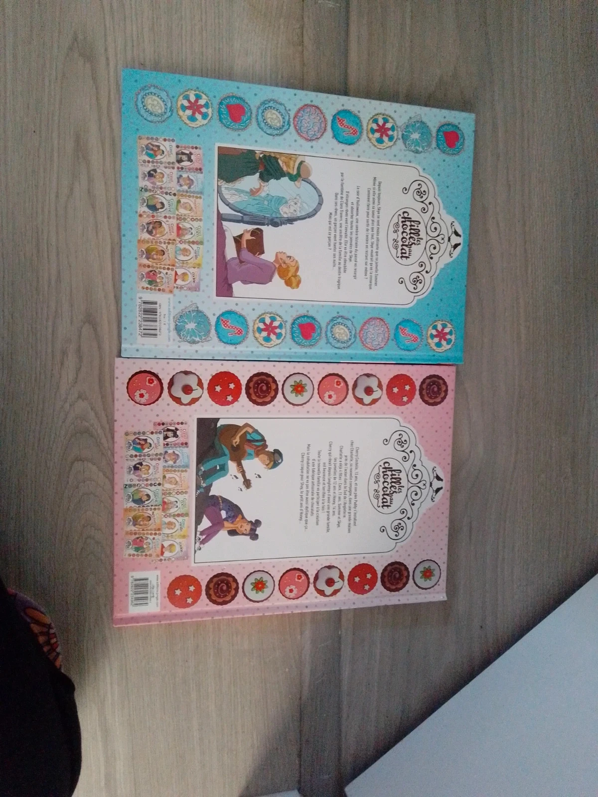 Lote de 2 bodys con corazones Cerise et corazones malvavisco – photo 3